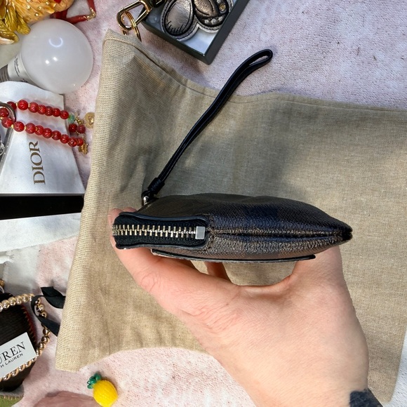 Coach Black and Metallic Wristlet - Picture 5 of 10